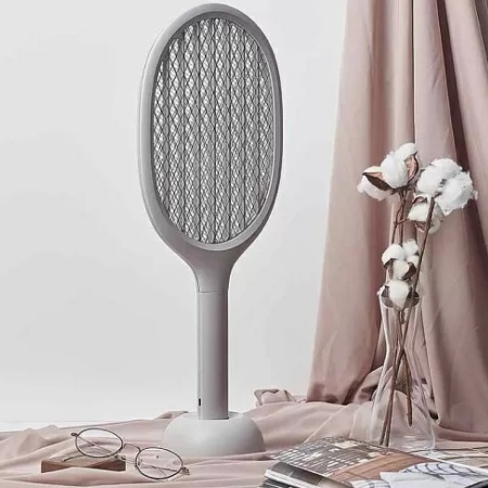 Мухобойка электрическая SOLOVE Electric Mosquito Swatter, серая
